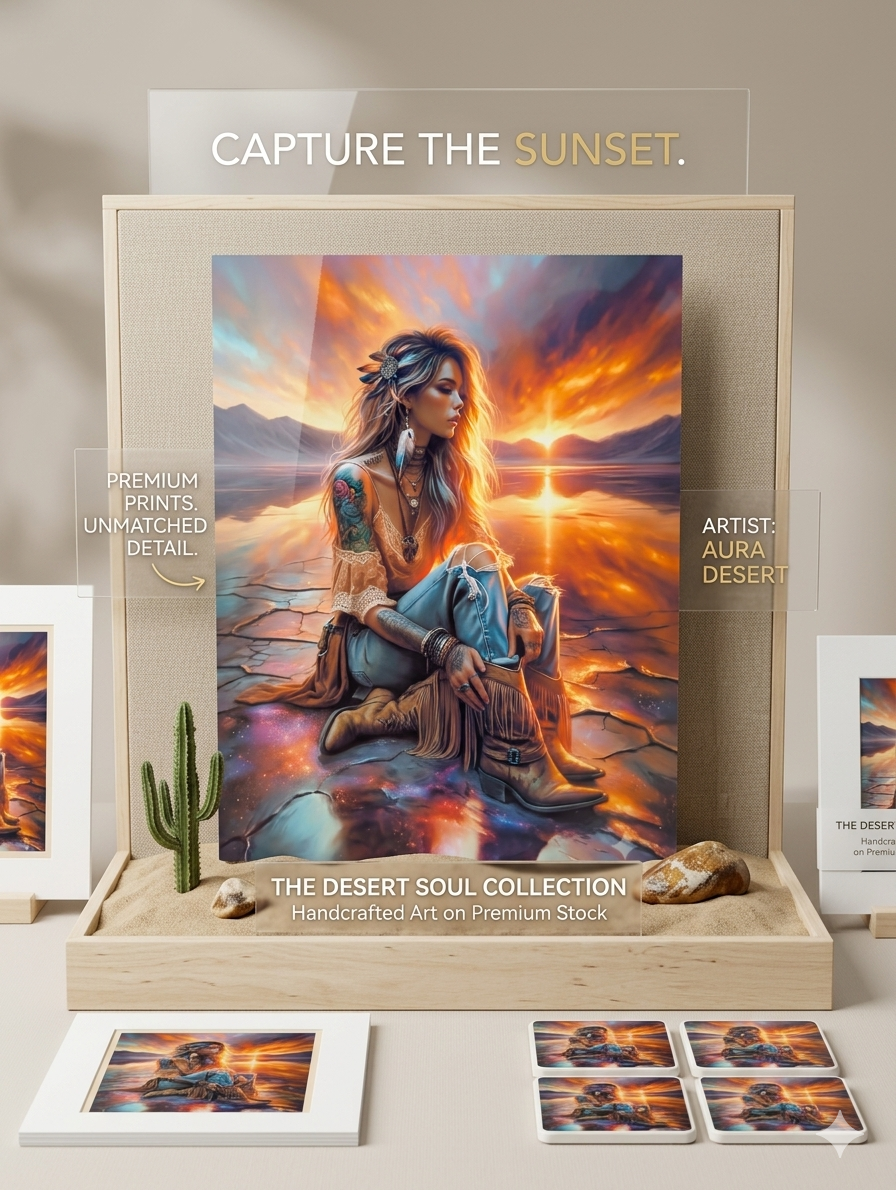 The Desert Soul Art Print
